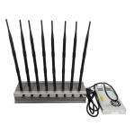 8 Antenna 76W Jammer 3G 4G WiFi GPS up to 80m
